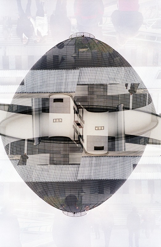 двойная экспозиция на цветную негативную пленку