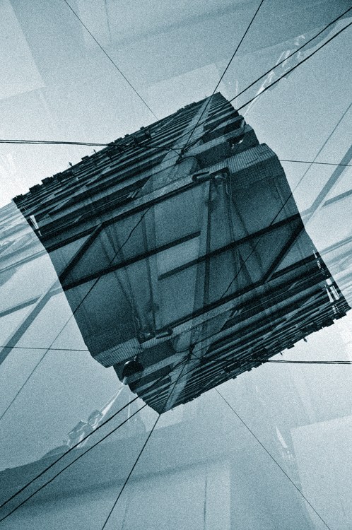 двойная цифровая экспозиция + тонирование