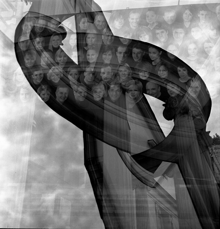 трехкратная экспозиция с поворотом камеры