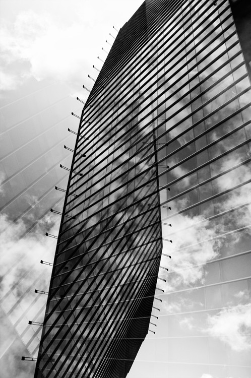 двойная цифровая экспозиция с поворотом камеры