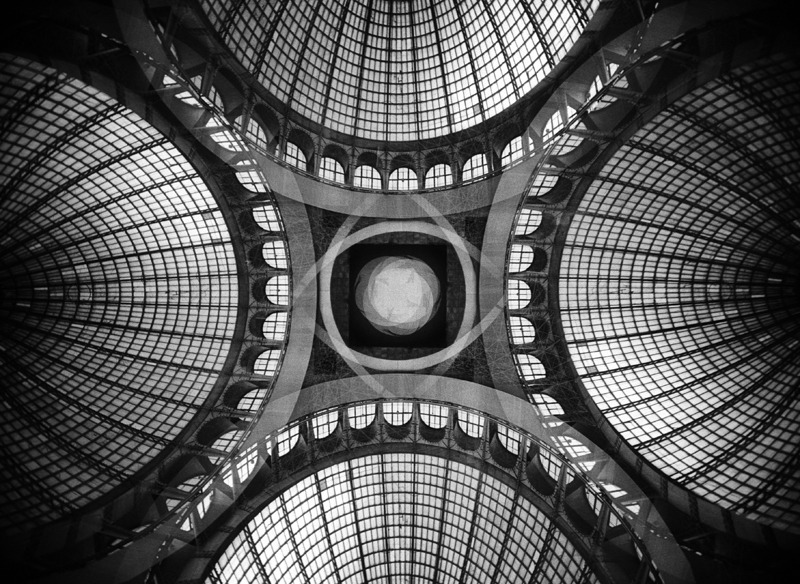 четырехкратная мультиэкспозиция с поворотом камеры