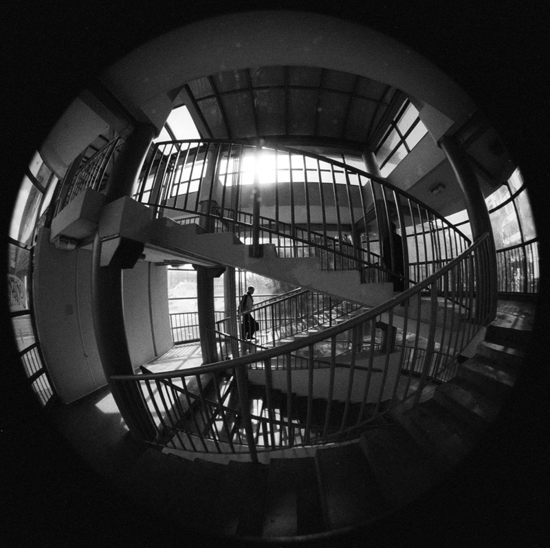 небольшая серия фишайных картинок, объединенных темой перехода