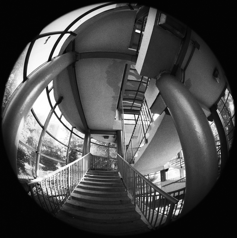 небольшая серия фишайных картинок, объединенных темой перехода