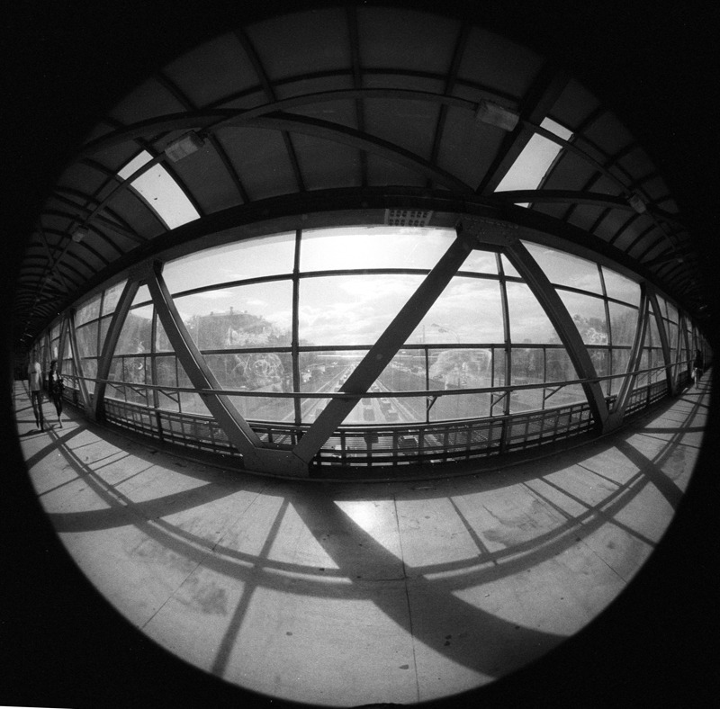 небольшая серия фишайных картинок, объединенных темой перехода