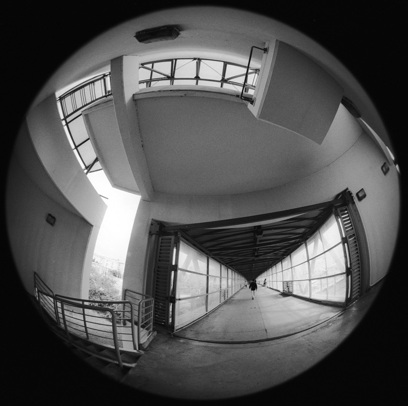 небольшая серия фишайных картинок, объединенных темой перехода