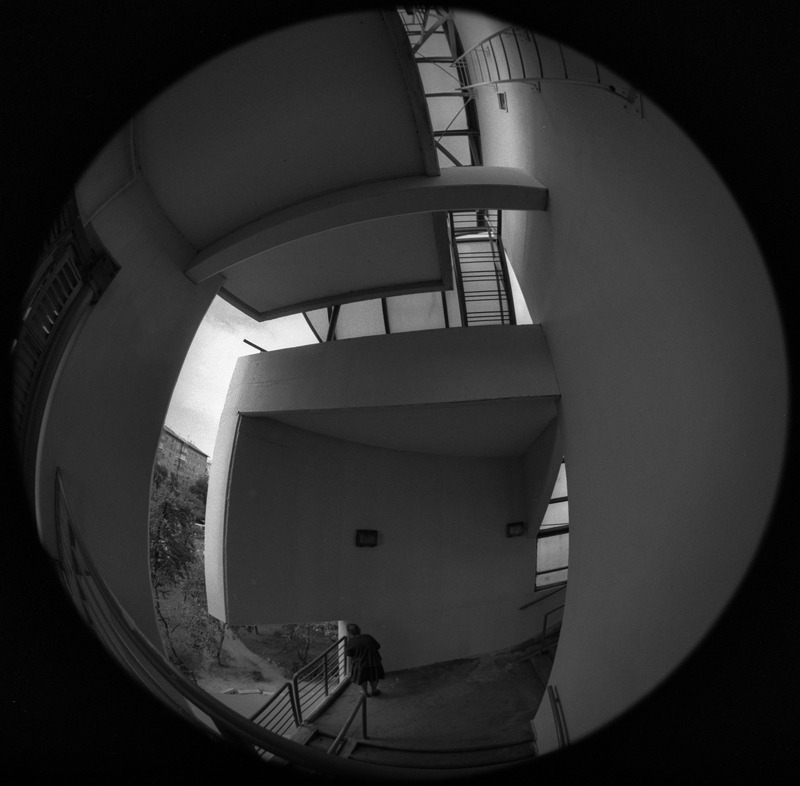 небольшая серия фишайных картинок, объединенных темой перехода