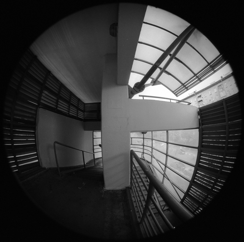 небольшая серия фишайных картинок, объединенных темой перехода