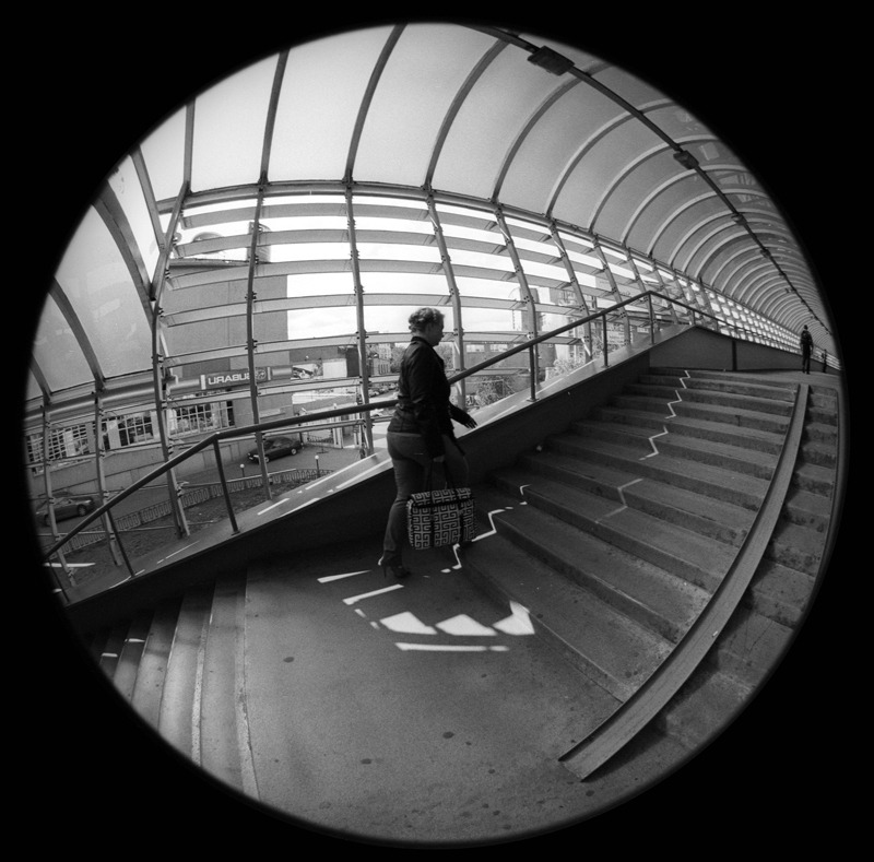 небольшая серия фишайных картинок, объединенных темой перехода