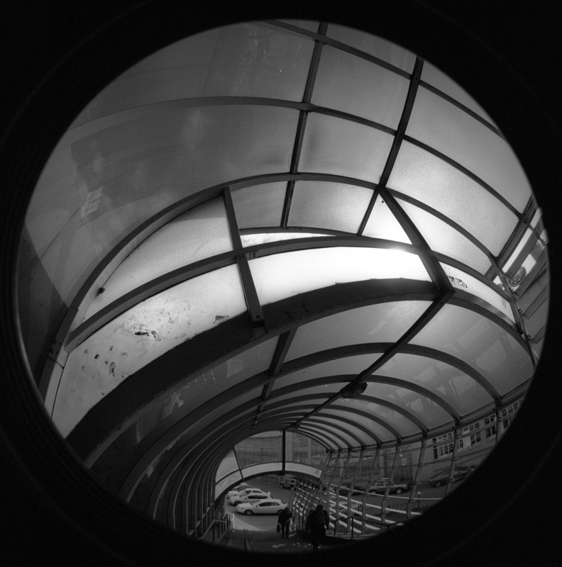 небольшая серия фишайных картинок, объединенных темой перехода