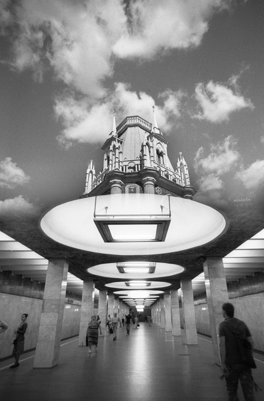 Мультиэкспозиция с фильтром дубль-имидж