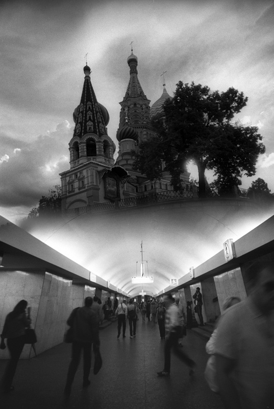 Мультиэкспозиция с фильтром дубль-имидж