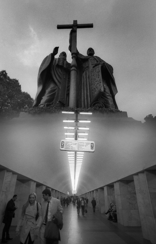 мультиэкспозиция с фильтром дубль-имидж