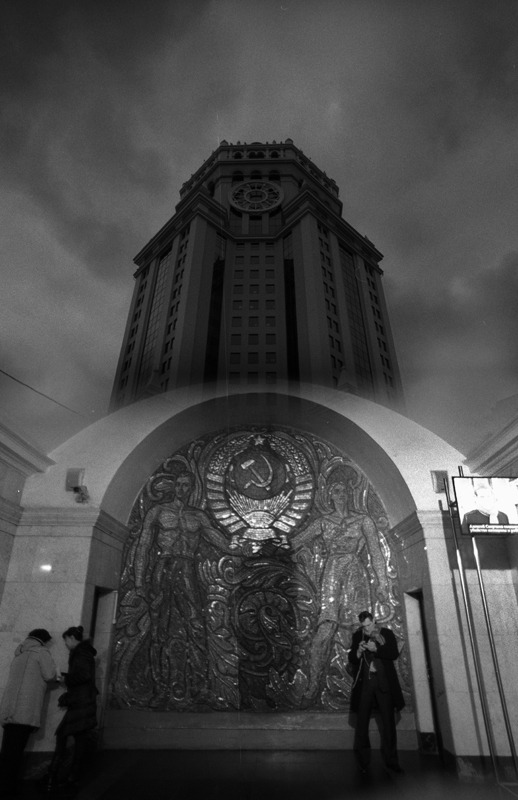 Мультиэкспозиция в два кадра с фильтром дубль-имидж