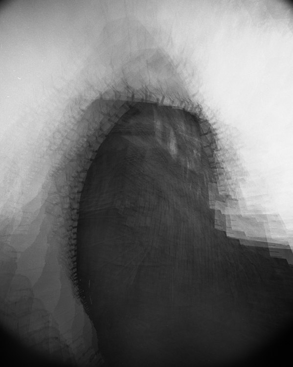 многократная экспозиция с покачиванием камеры