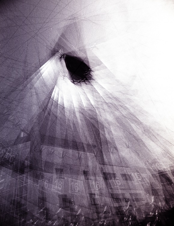 многократная экспозиция с поворотом камеры