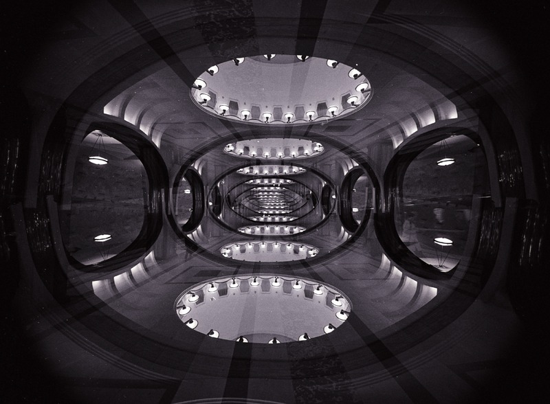 двукратная экспозиция с поворотом камеры