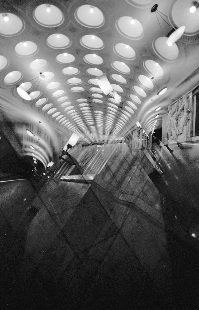 трехкратная мультиэкспозиция с фильтром дубль-имидж