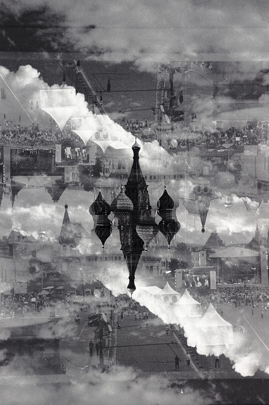 мультиэкспозиция с поворотом камеры на 180